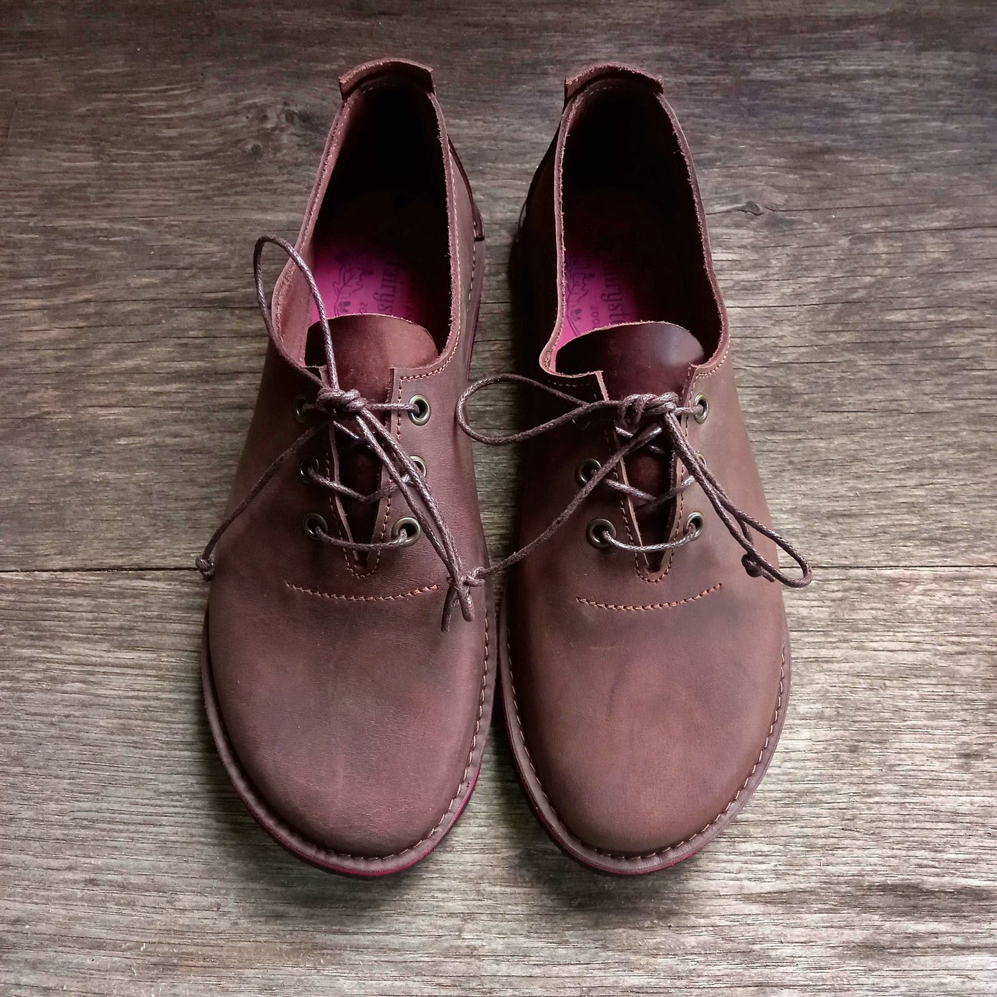 UK 6. ARRIETTY Shoe. Coffee / Castagno.