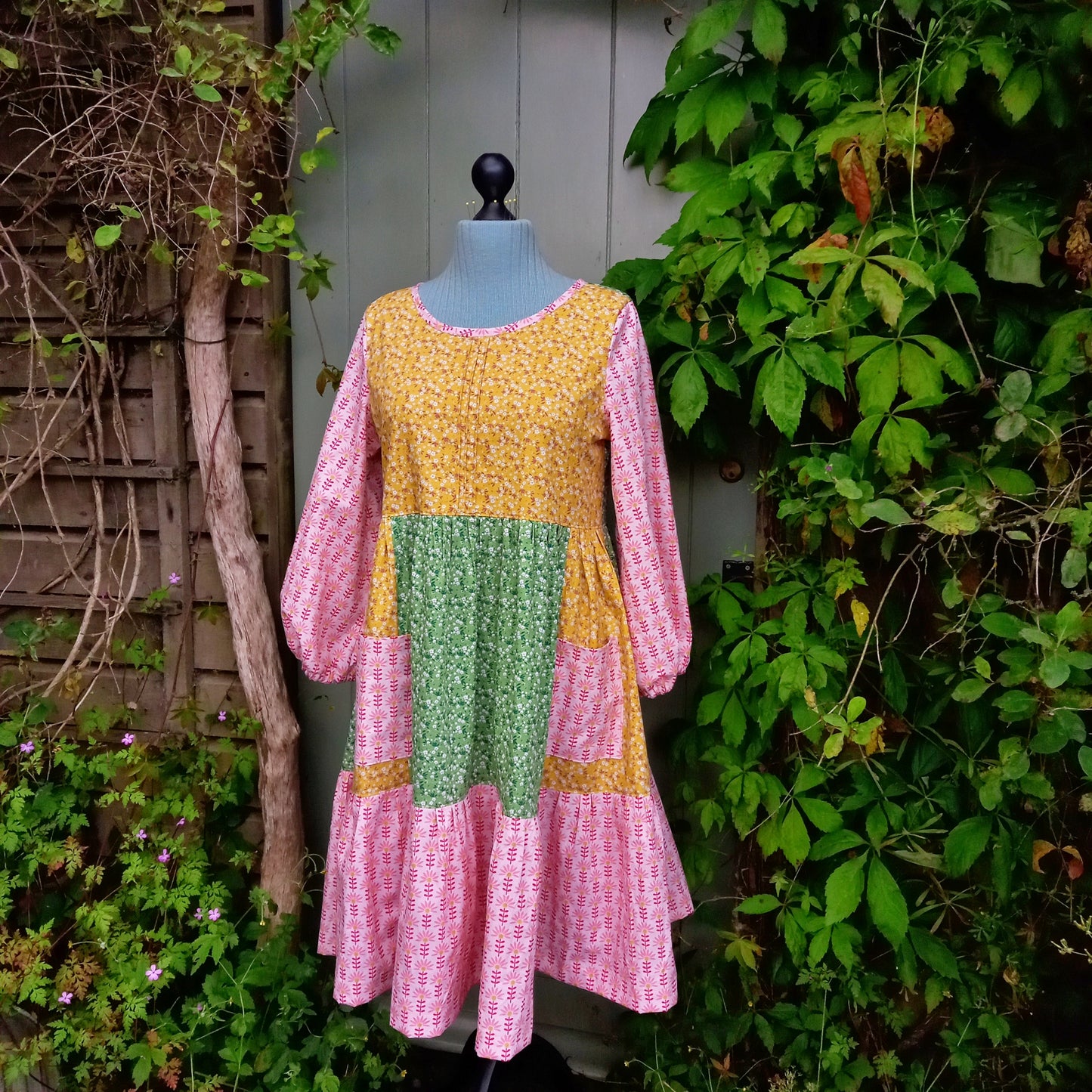 MEADOW Dress. 4995. Handmade in England.