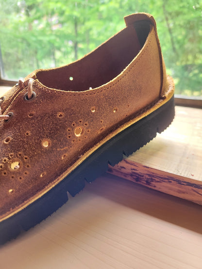 UK 6. SPILLER Shoe. Broderie Anglaise